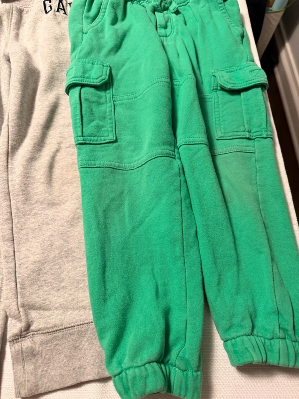 Gymboree Green Cargo Joggers - Bright Green Kids Sweatpants